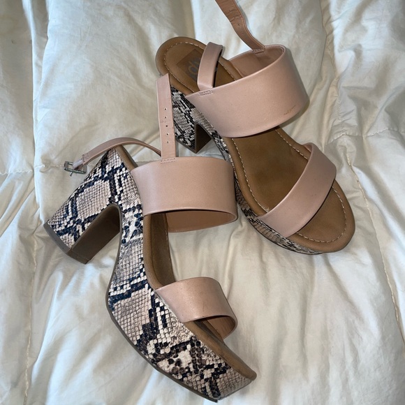 Dolce Vita snake skin print heels, worn twice and are super comfy! - Picture 3 of 5